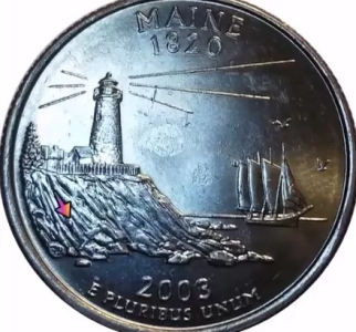 2003 maine quarter