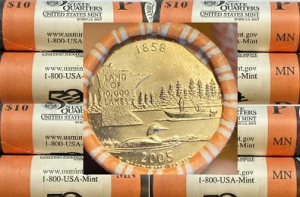 2005 minnesota quarter uncirculated rolls