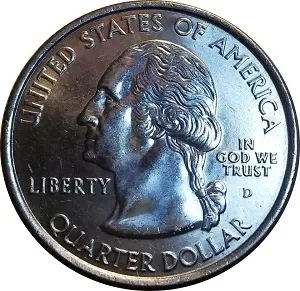 2008 Oklahoma Quarter Dollar Coin Obverse