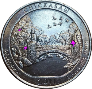 2011 Chickasaw Oklahoma Quarter Errors List