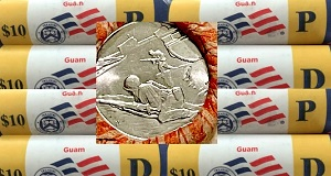 2019 Guam Quarter Uncirculated Rolls of Quarters
