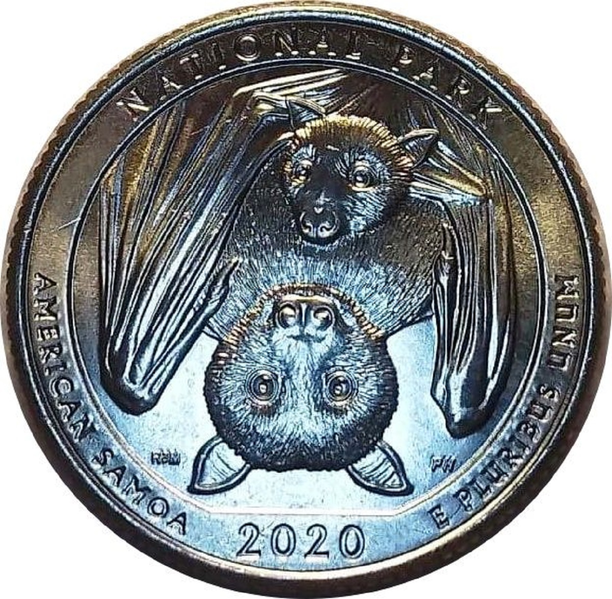 2020 American Samoa Bat Quarter Error Value List