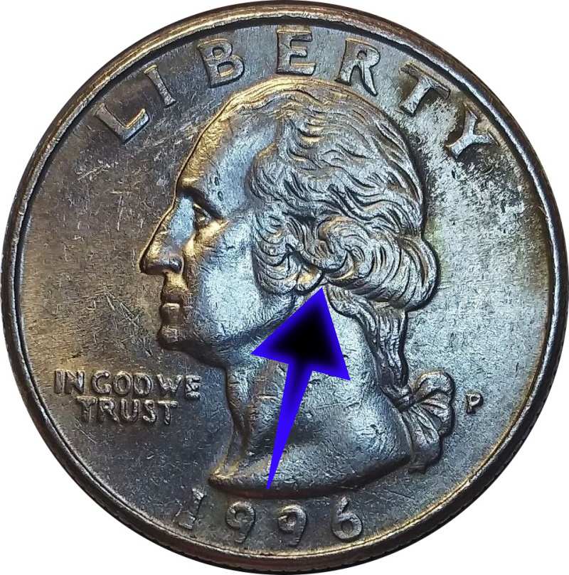 1996 Quarter Errors, Varieties, and Values