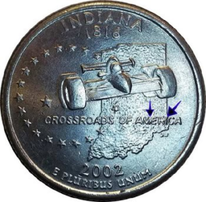 2002 Indiana quarter errors