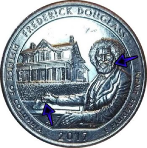 2017 District of Columbia Frederick Douglass Quarter Errors