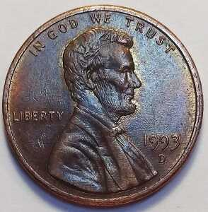 1993 penny
