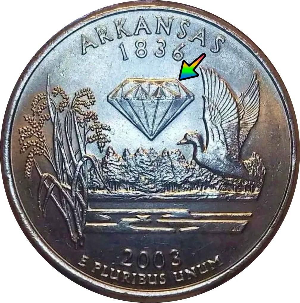 2003 Arkansas Quarter Errors, Varieties, & Values