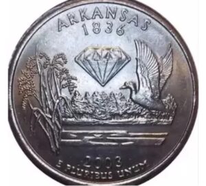 2003 Arkansas quarter errors with pictures
