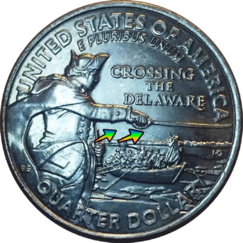 Washington Crossing The Delaware Quarter