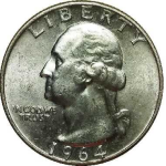 1964 quarter value