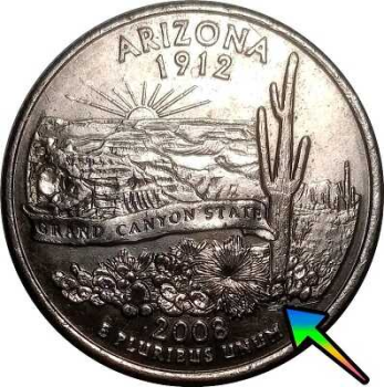 2008 arizona quarter value