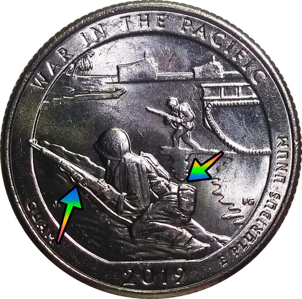 2019 Guam Quarter Errors, Varieties, & Values