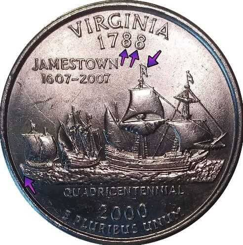 2000 Virginia Quarter Errors to Hunt For