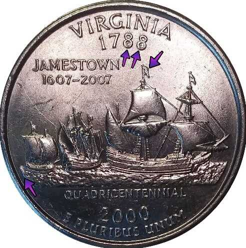 2000 Virginia Quarter