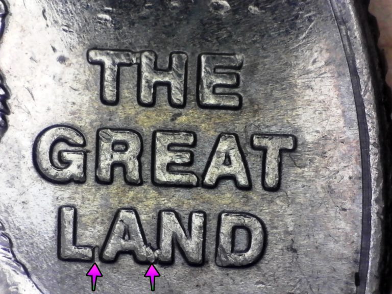 The Great Land Alaska coin error