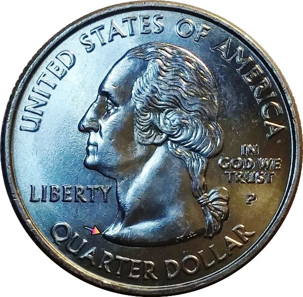 2003 maine quarter error value