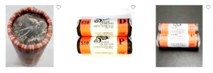 Oklahoma State Quarter original wrapped rolls for sale on ebay