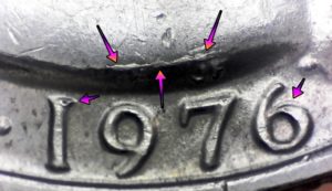1776 to 1976 quarter errors