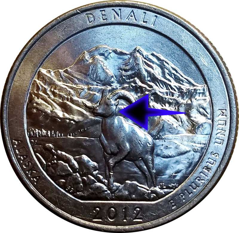 2012 Denali Alaska Quarter Errors, Varieties, and Values