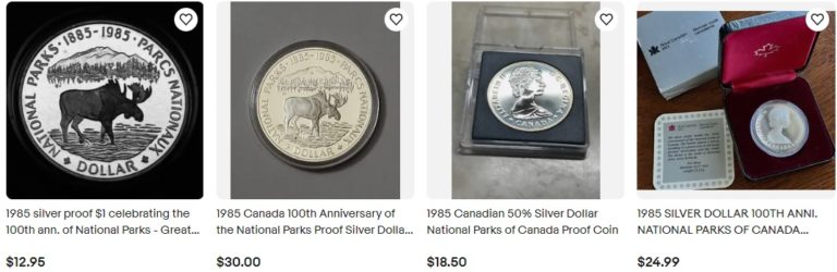 silver dollar canada