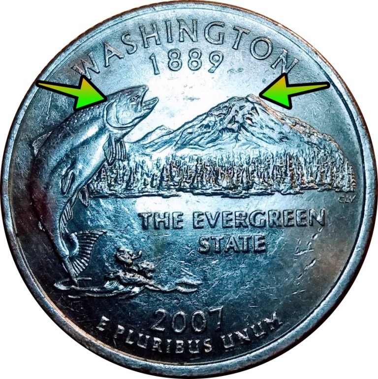 2007 Washington Quarter Errors, Varieties, & Values