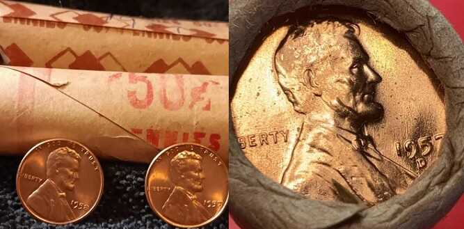 1957 pennies