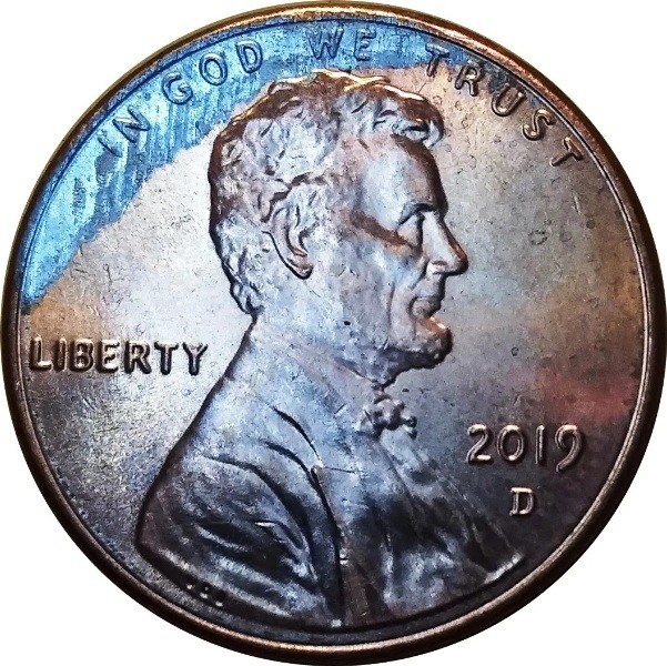 2019 Error Penny: Coin Plating Errors