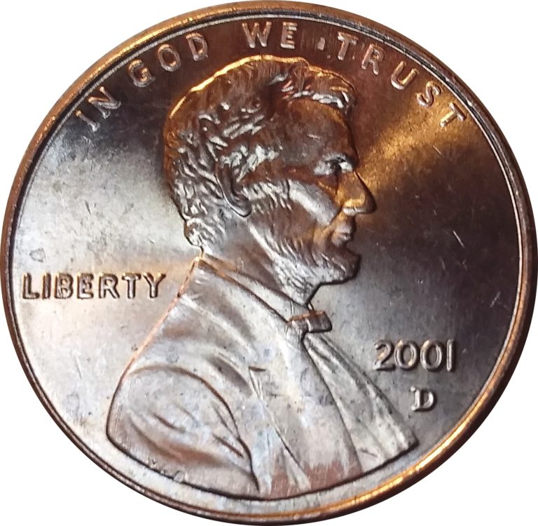 2001 doubled die Lincoln cent