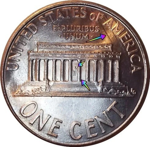 2001 Lincoln Cent Doubled Stamped Penny Example