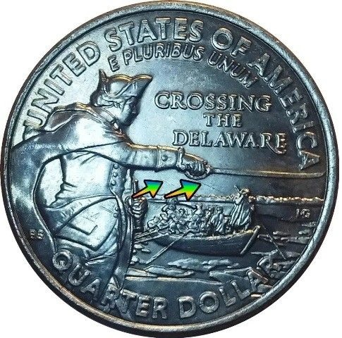 Washington Crossing The Delaware Quarter