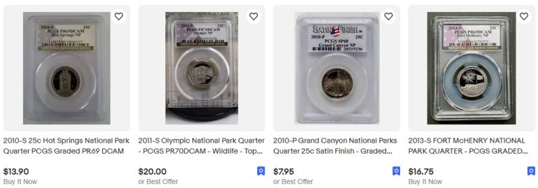 graded national park quarters for sale