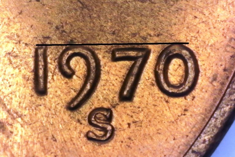 1970 large date penny value