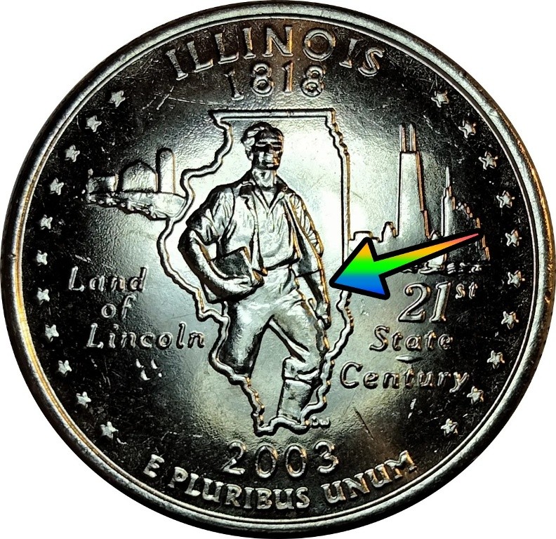 2003 Illinois Quarter Errors & Varieties