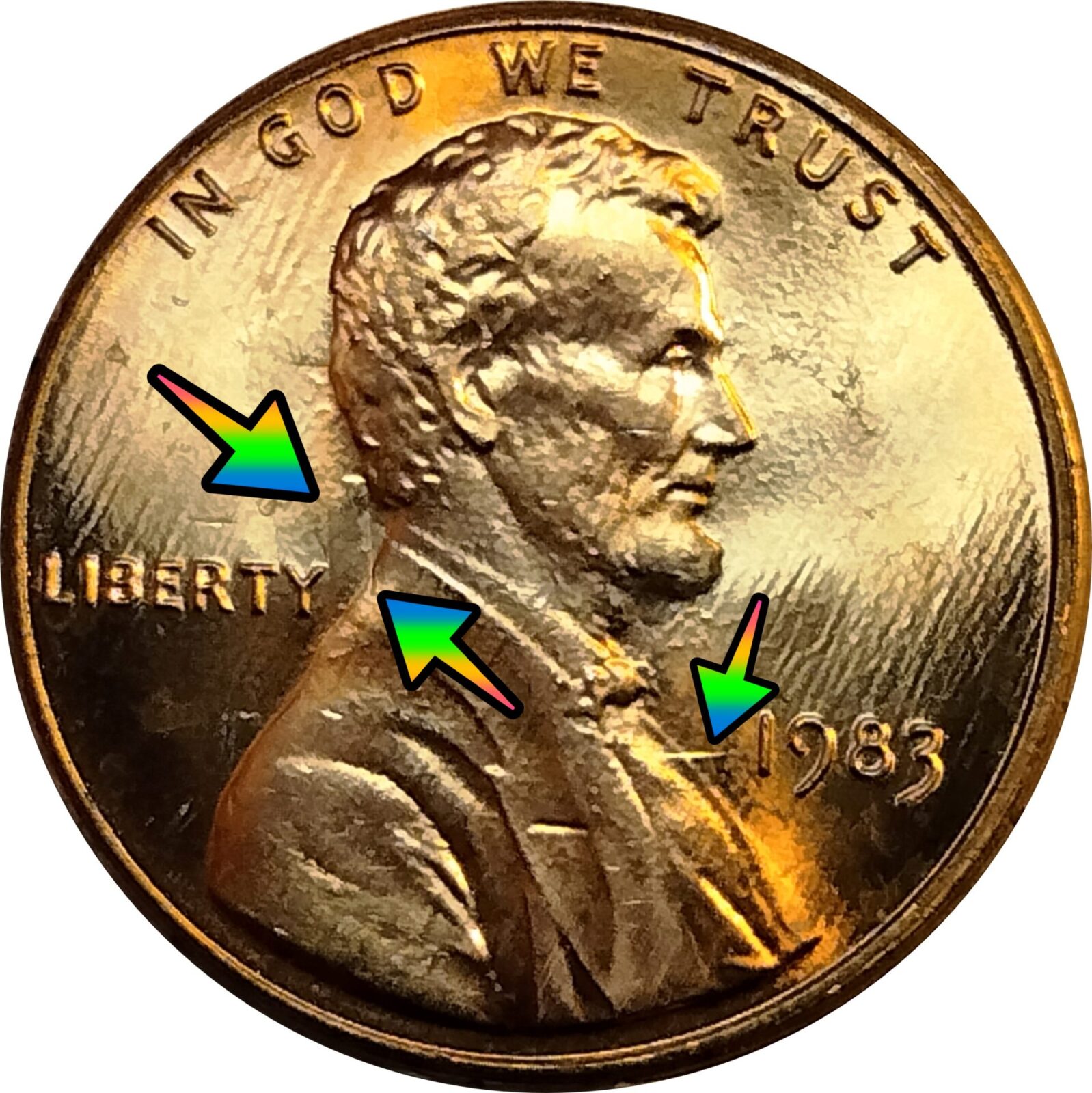 1983 Lincoln Cent Errors Varieties Values