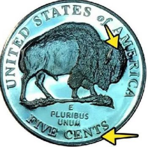 Buffalo nickel error value