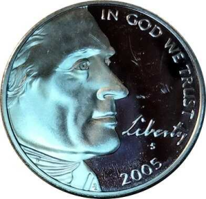 five cents buffalo coin