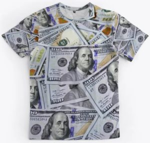 100 dollar money shirt