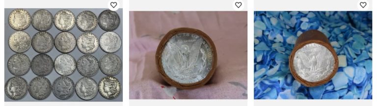 silver morgan dollar rolls for sale