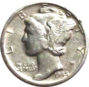 1945 Mercury Dime Errors